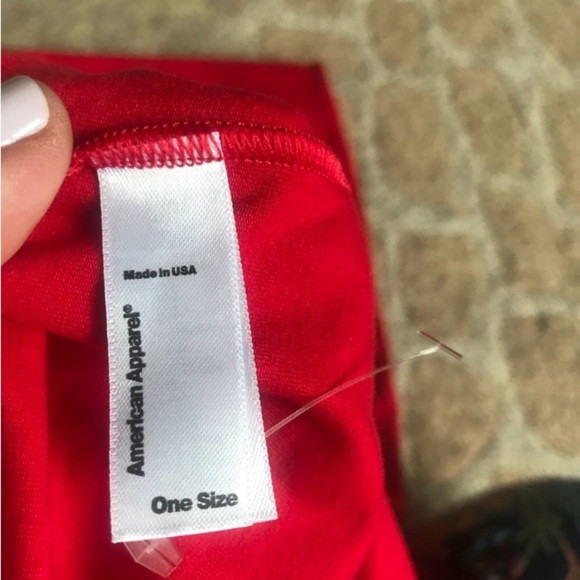 American Apparel Tube dress OS in Purple Made in USA NWOT - Picture 5 of 5